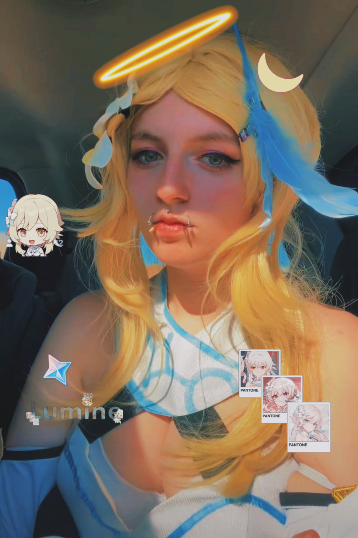 (2/3) Lumine(Traveler) Cosplay Photos