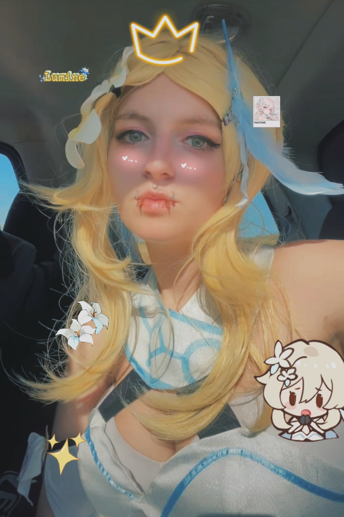 (3/3) Lumine(Traveler) Cosplay Photos