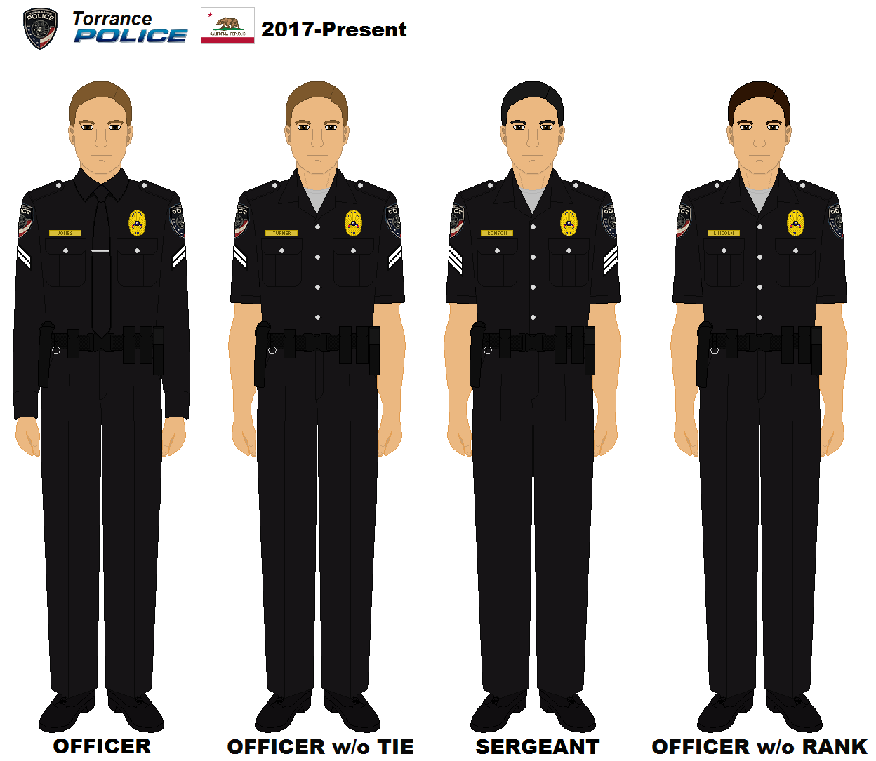 Torrance Police Department Officer Uniforms by Alatreus on DeviantArt