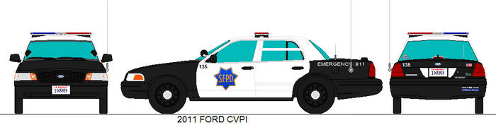 San Francisco Police 2011 Ford CVPI