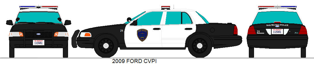 San Mateo Police 2009 Ford CVPI