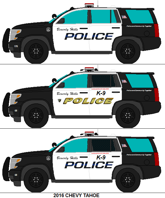 Beverly Hills Police 2016 Chevy Tahoes by Alatreus on DeviantArt