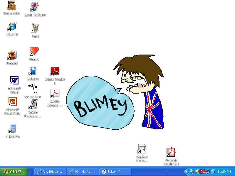 Blimey, it's a desktop by malingo on DeviantArt