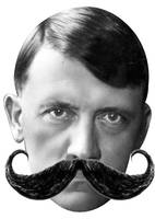 Hitler with a Handlebar Mustache