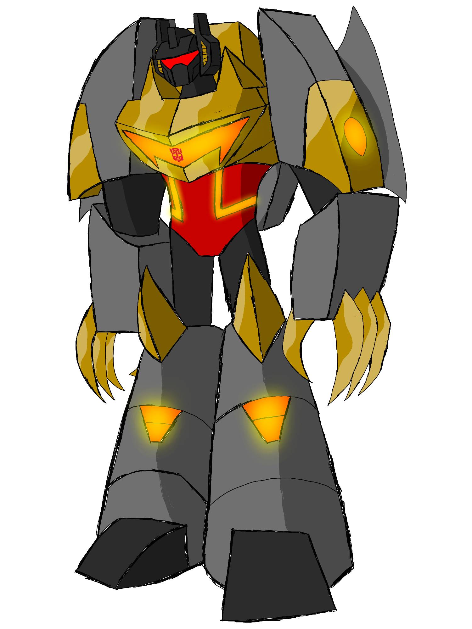 Power Ranger Grimlock Grimlock by pi64lx on DeviantArt