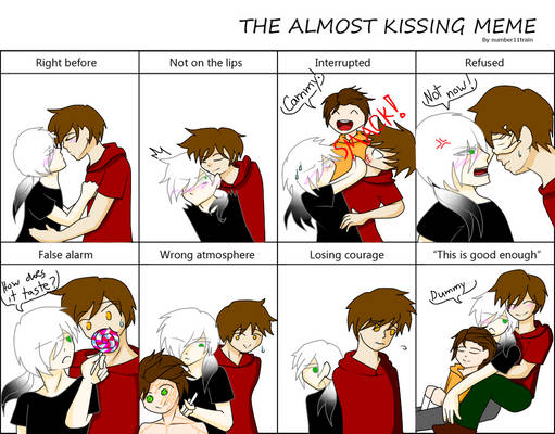 Kiss MEME (AidanxChamenos) Yaoi