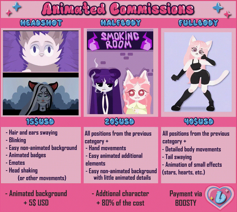 Animation Video Commissions ANIMATED COMMISSIONS OPEN | Reminder by WefoMew on DeviantArt