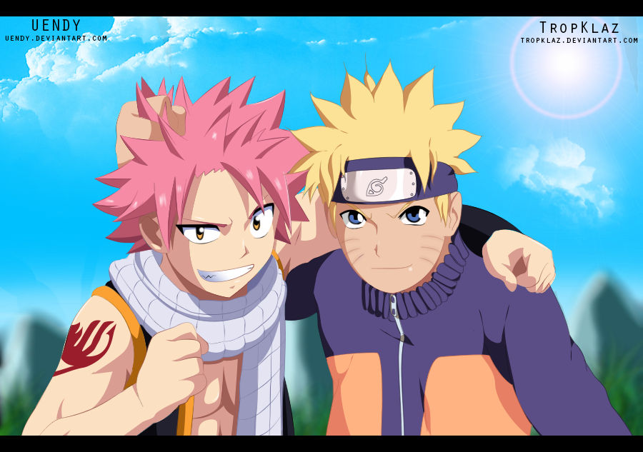 Crossover Naruto and Natsu COLLAB by Uendy on DeviantArt.