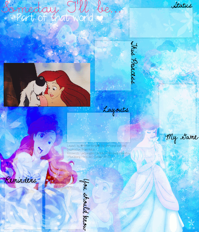 Ariel Layout by Lovely-Lily1997 on DeviantArt