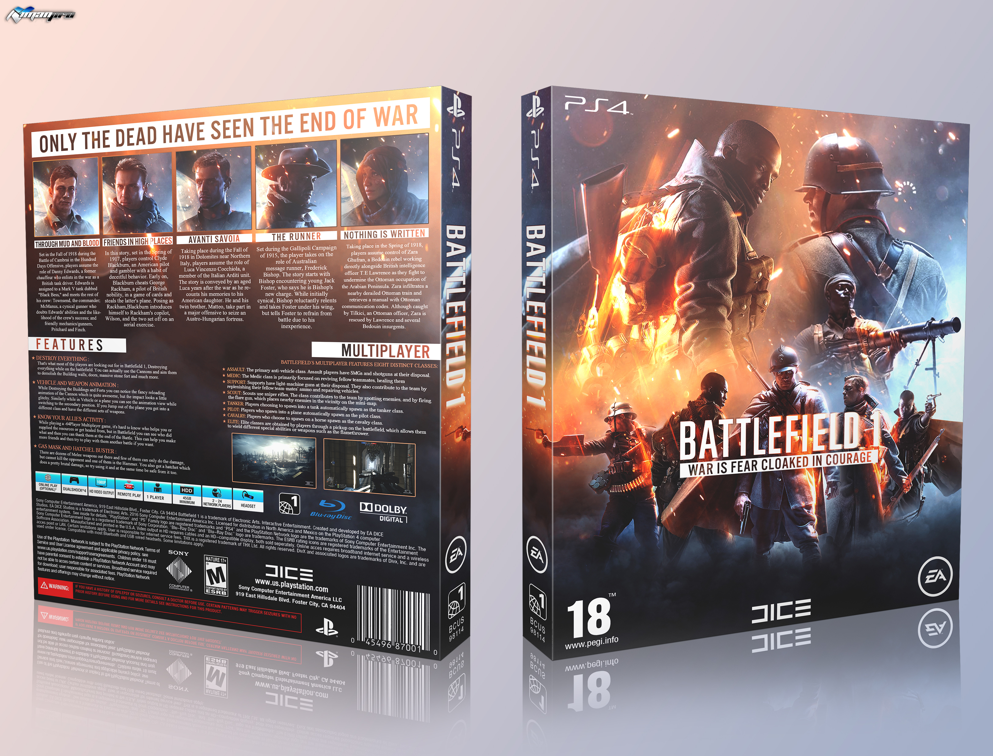 Battlefield 1 Box Art