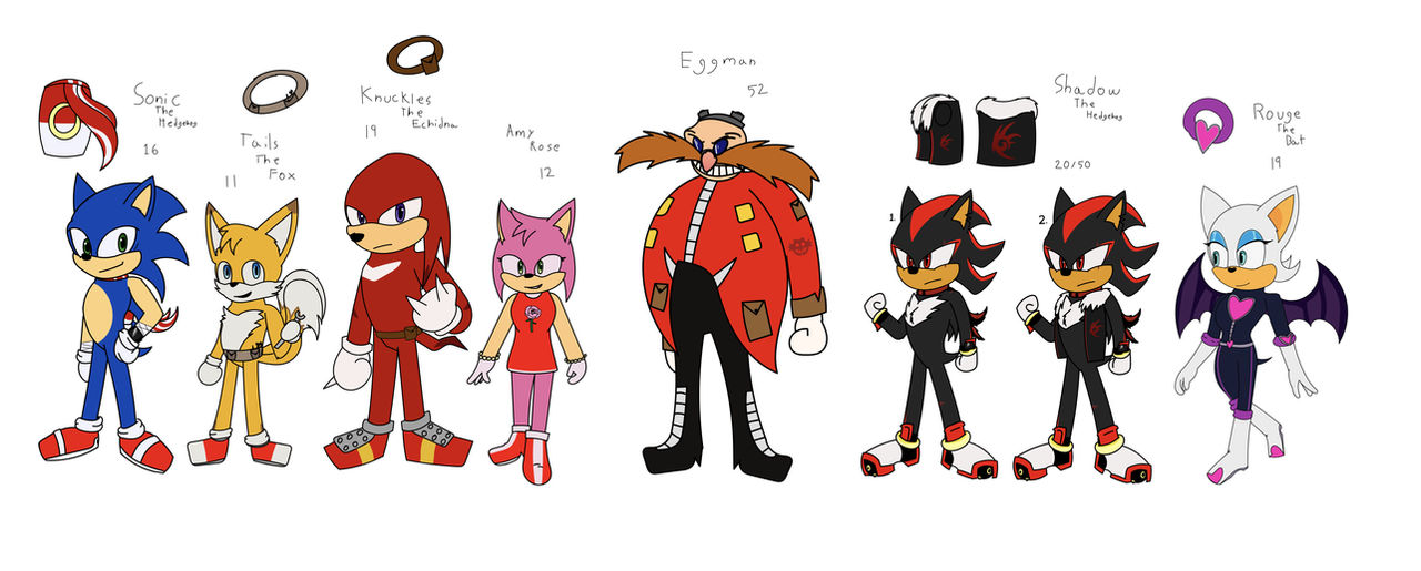 Sonic Redesigns by ShadowRavenz on DeviantArt
