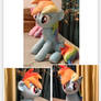 rainbow dash pony plush