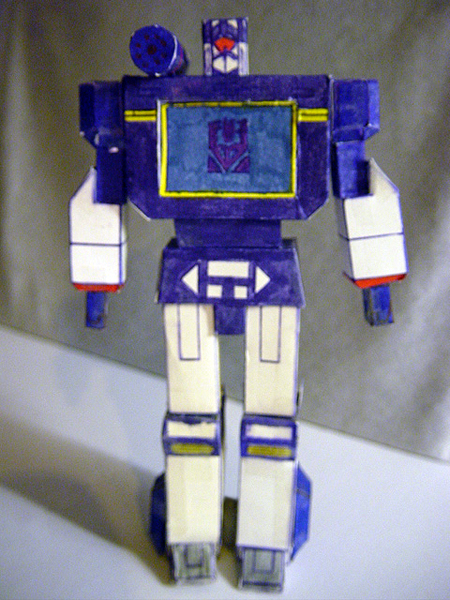 Paper Soundwave (Anterior View)