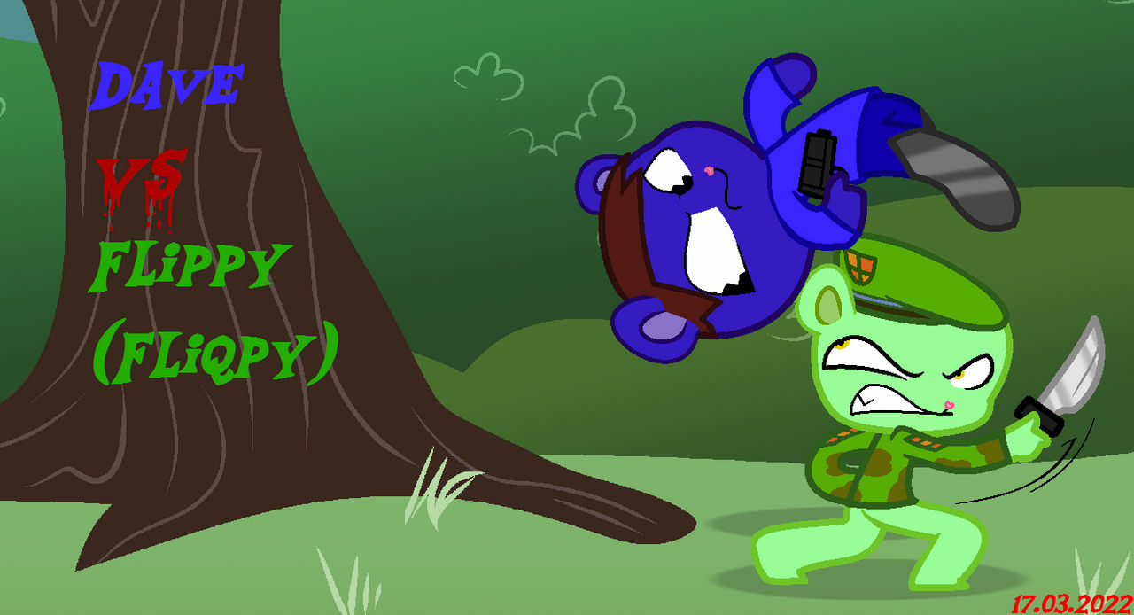 FNF HTF Dave Vs Flippy(Fliqpy) (My Au) by Valari22134 on DeviantArt