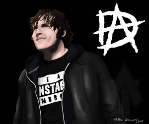 WWE Dean Ambrose Drawing