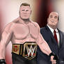Brock Lesnar and Paul Heyman Drawing 2