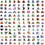 Unova pokemon backsprites devamped.