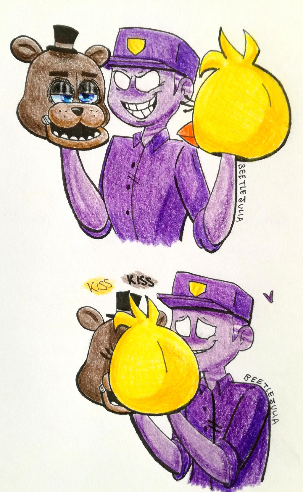 fnaf : Purple guy the shipper 