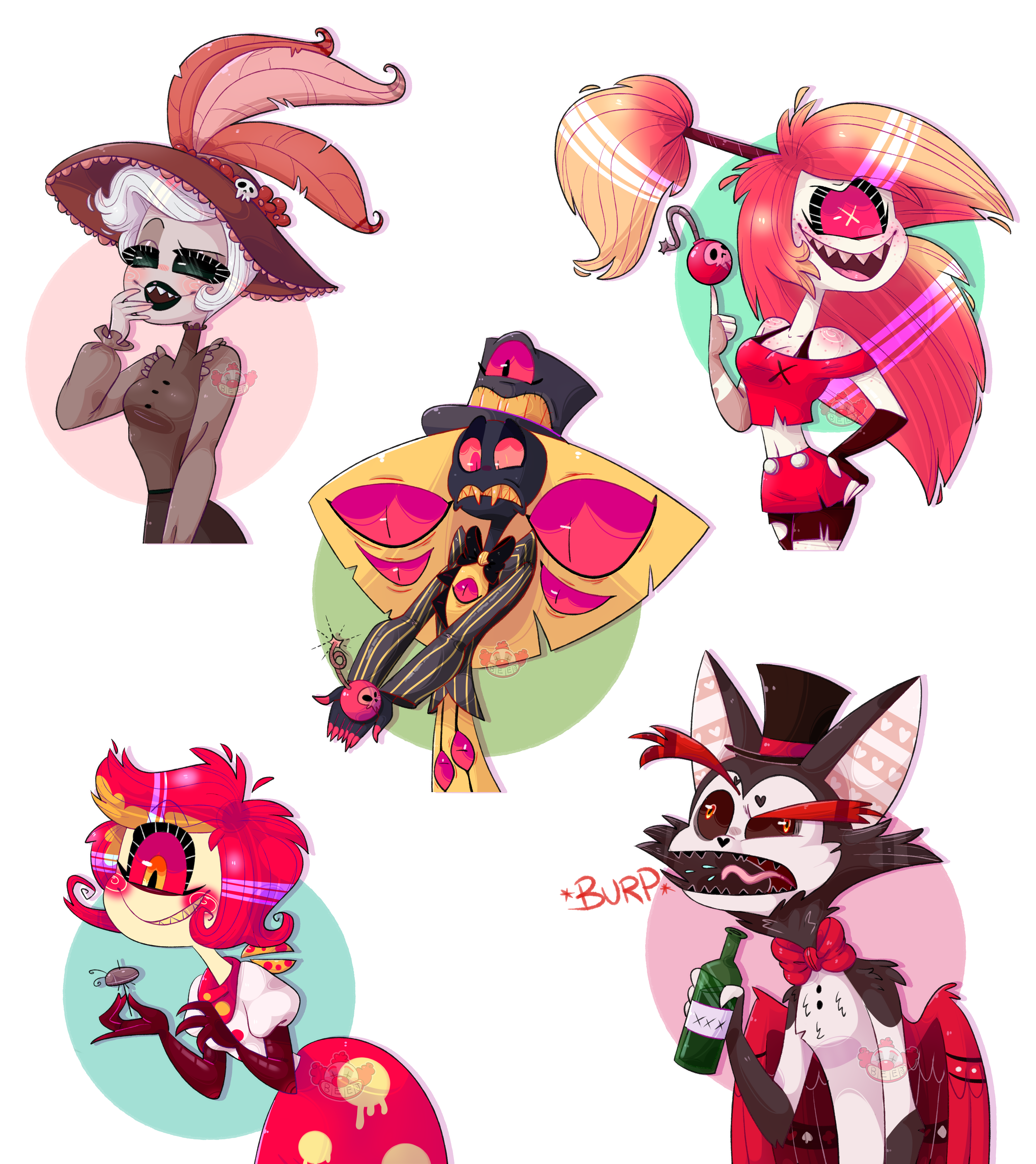 Hazbin Hotel Doodle Dump 2 By Beetlejulia On Deviantart