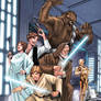 A new hope star wars coloured