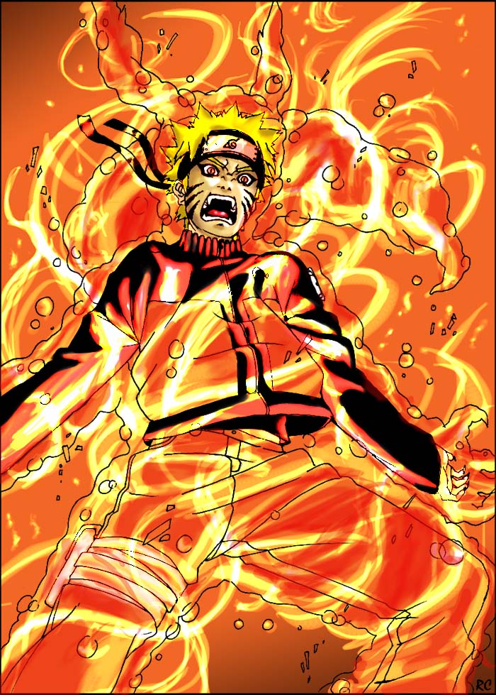 burning naruto