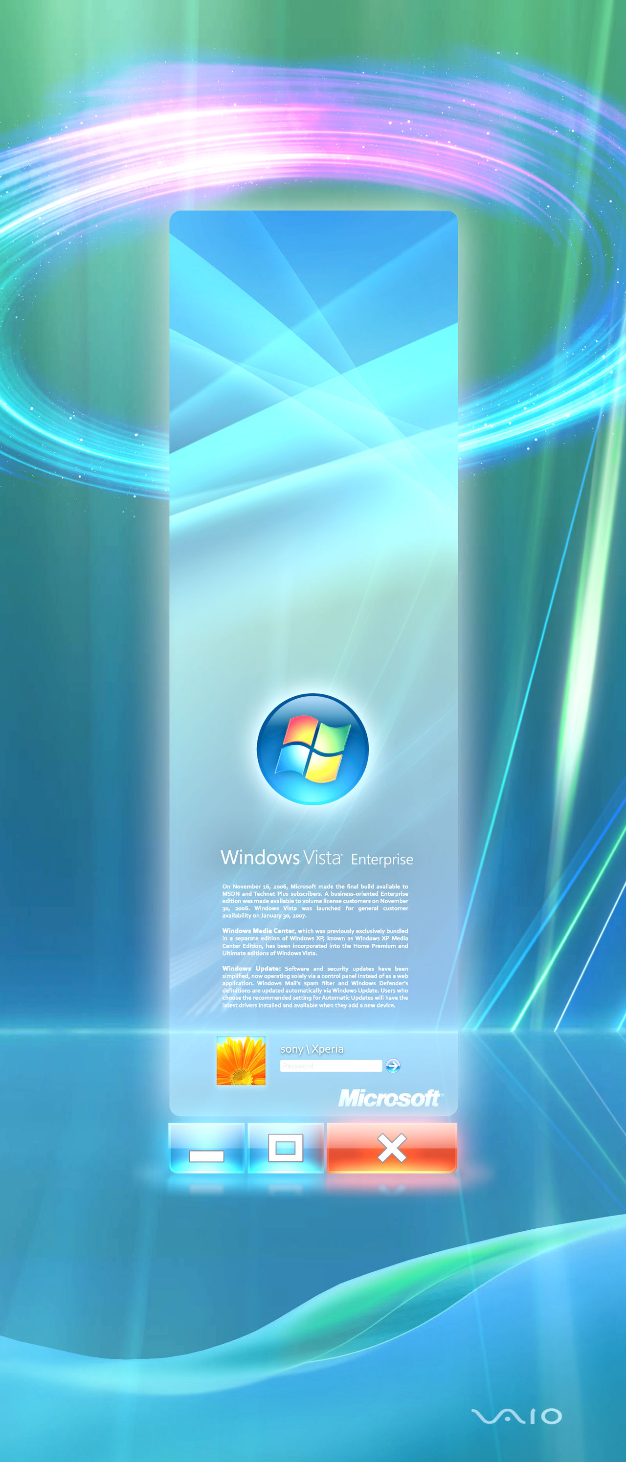 Vista Screen Example Wallpaper Windows Vista Ecran How To Change Your Logon And Logoff