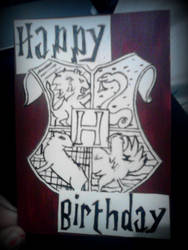 Harry Potter Birthday Card