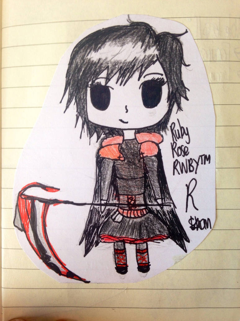 Chibi Ruby Rose RWBY by minigunny on DeviantArt