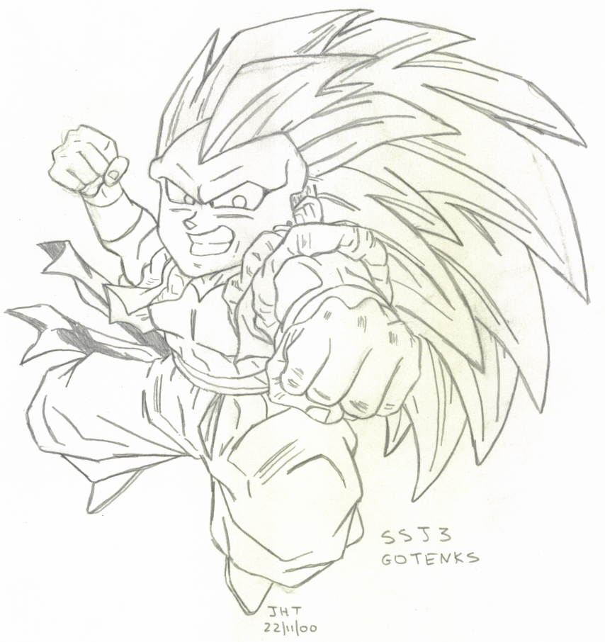 Super Saiyan 3 Gotenks By Inukachu On Deviantart