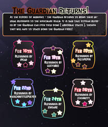 { The Guardian Returns } Guardian Slots open soon!