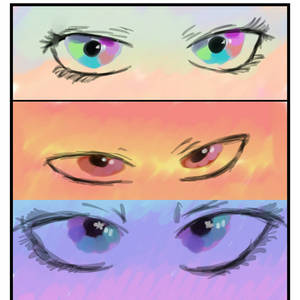 colorful eyes 