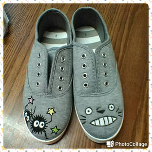 Handpainted Studio Ghibli Shoes