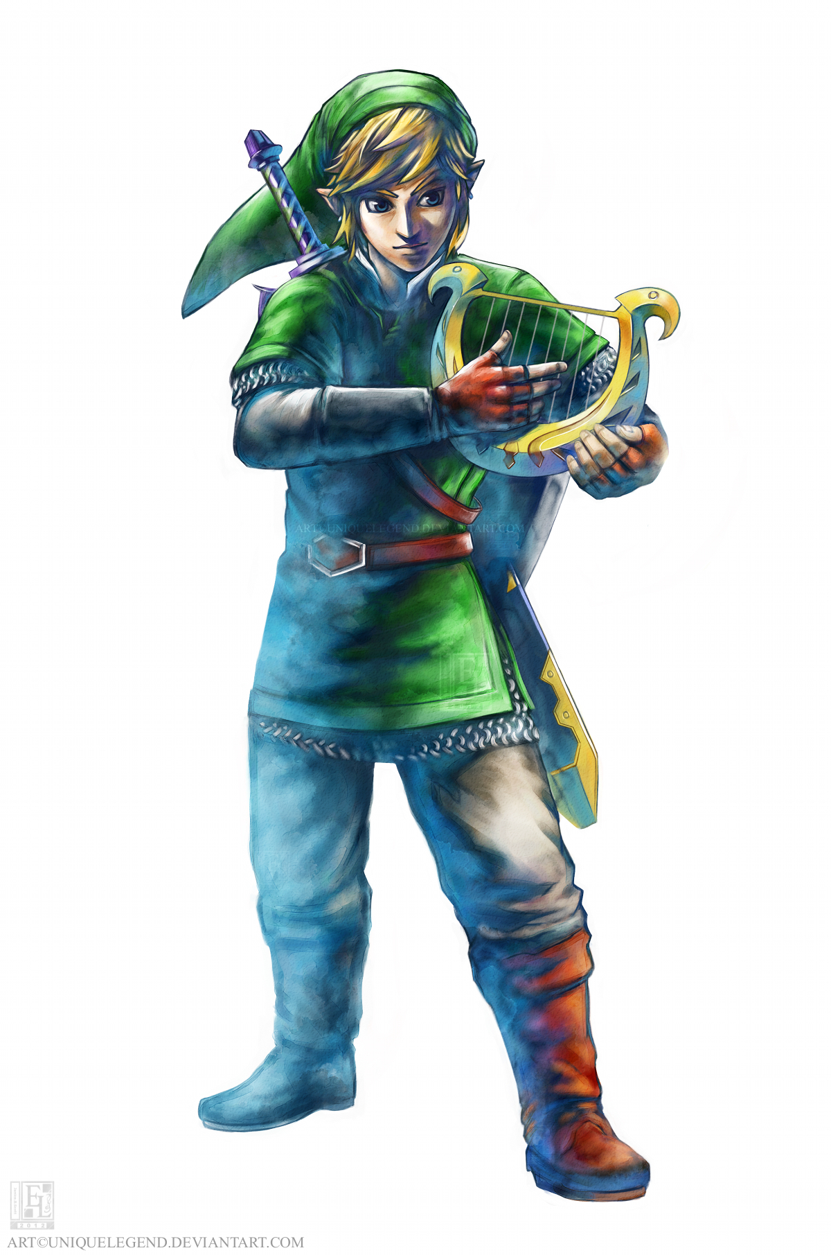 Link Goddess Harp By Jasqreate On Deviantart Link Goddess Harp By Jasqreate On Deviantart