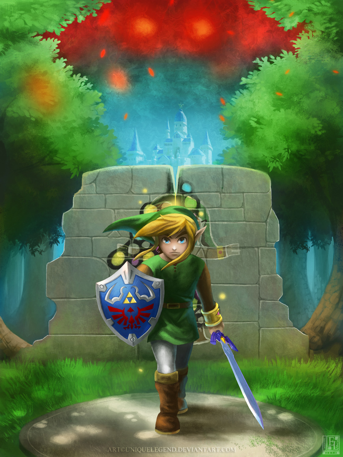 ArtStation - The Legend of Zelda: A Link Between Worlds