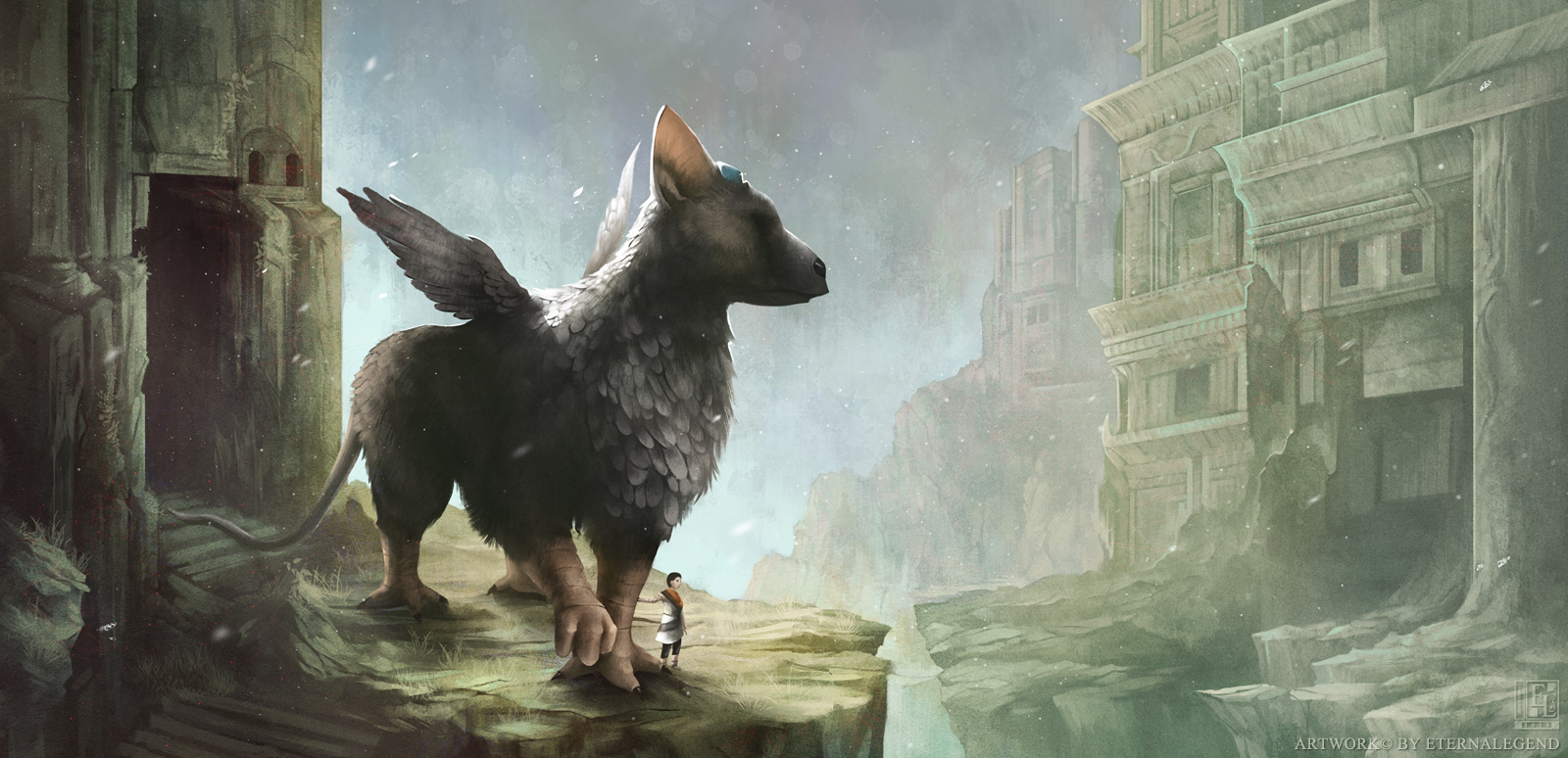 Video Game The Last Guardian HD Wallpaper by TacoSauceNinja