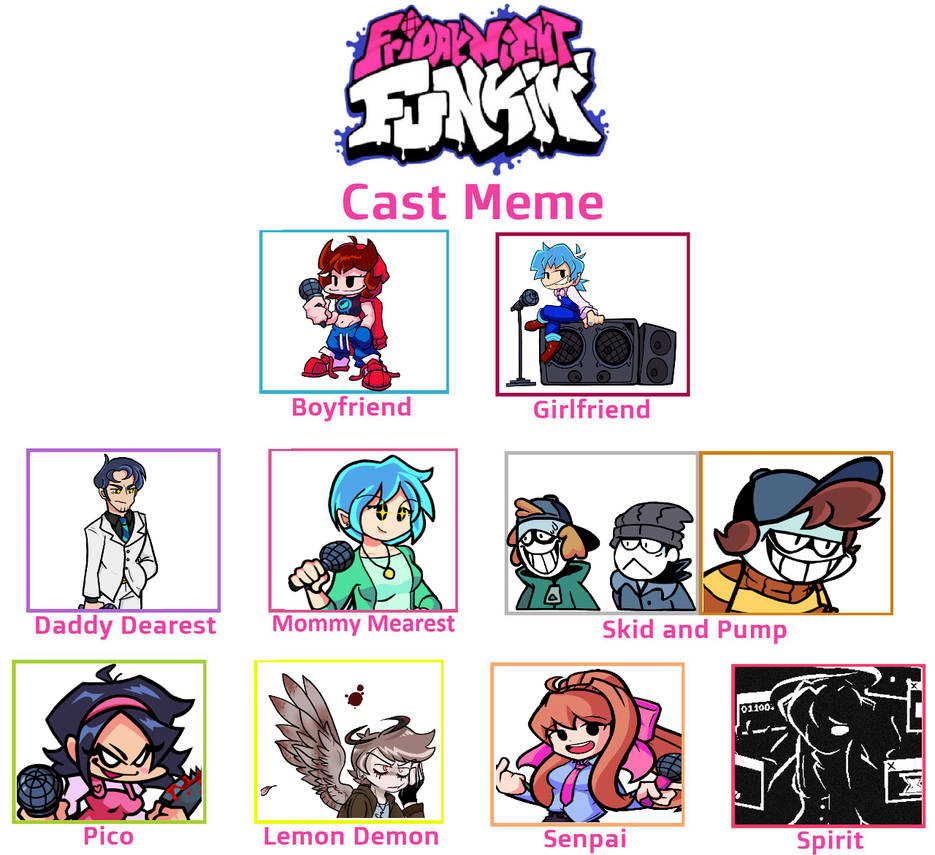 FNF: ALTERNATED Cast Part 1 by RedPanda64YT on DeviantArt