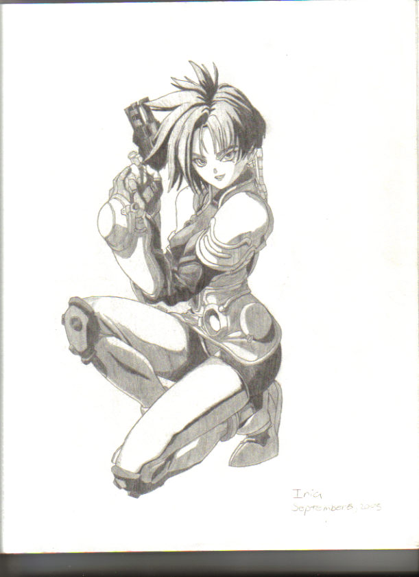 Iria (black and white)