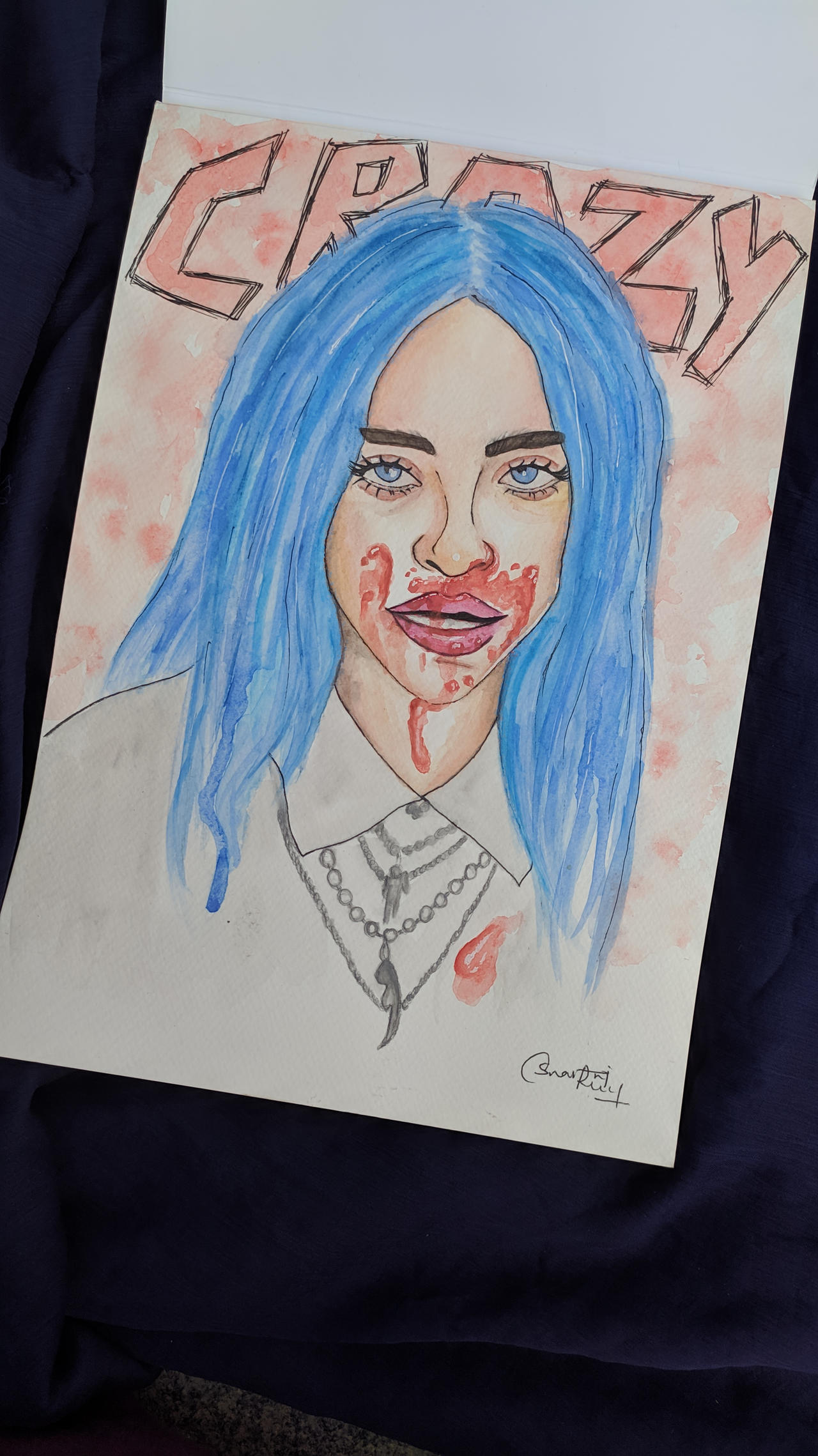 Billie eillish by Sravani01 on DeviantArt