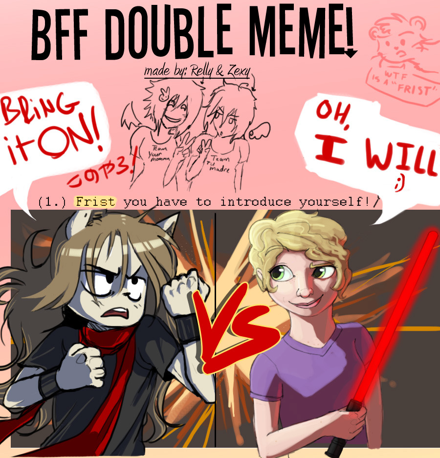 BFF DOUBLE MEME 1