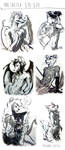 Ink Sketches by Spikie