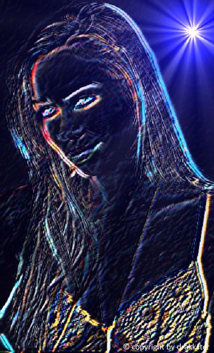 Neon-Lady by drakkster on DeviantArt