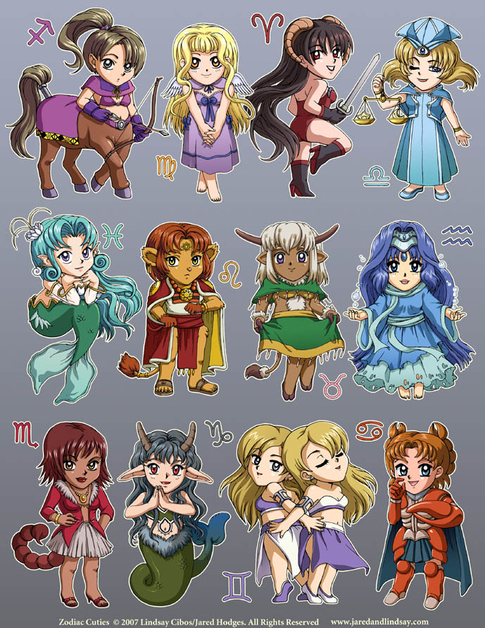 Anime Zodiac Characters