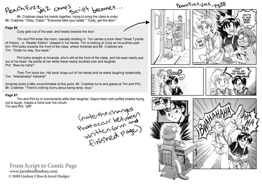 From Script to Comic Page by LCibos on DeviantArt From Script to Comic Page by LCibos on DeviantArt