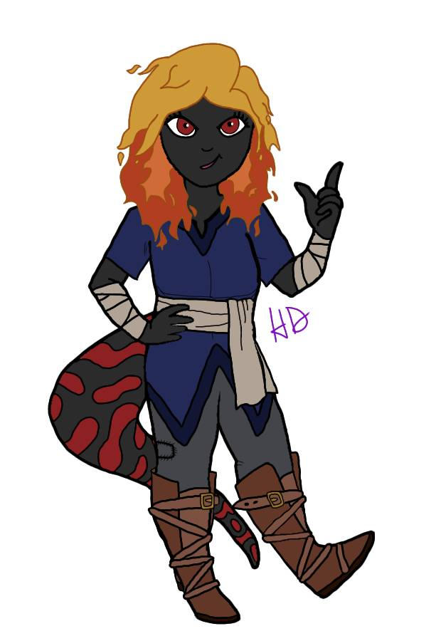 Kin Race Fire Salamander Kin race, DnD 5e by taiterrtot on DeviantArt