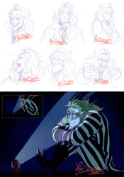 Beetlejuice - Sketches: Expressions