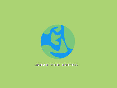 Save the Earth - Lime Green