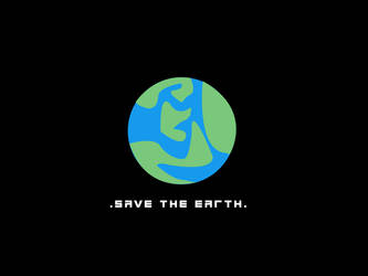 Save the Earth - Black