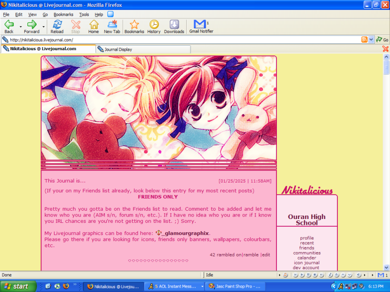 Ouran Host Club Layout