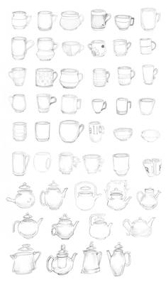 .: Sketches of Cups :.