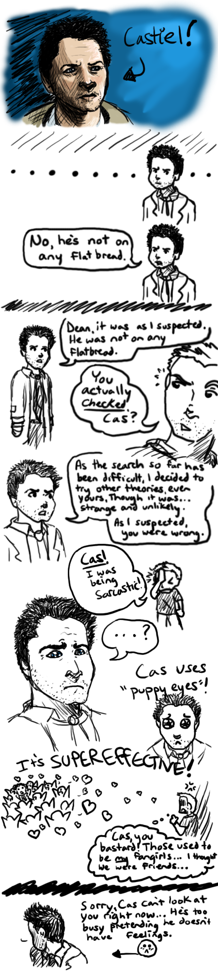 Doodles of Awesome Cas